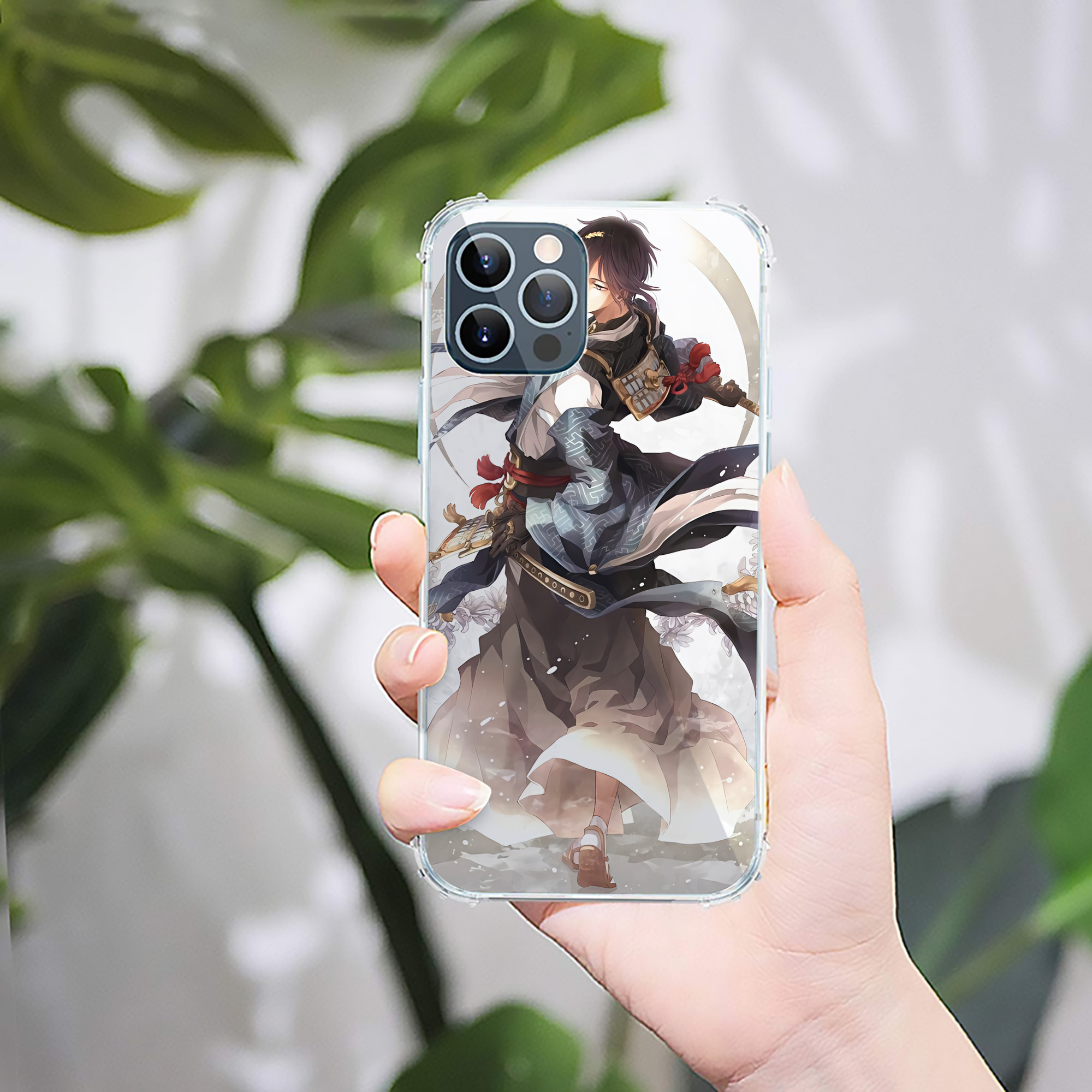 （画像用） 刀剣乱舞 Touken Ranbu 【iPhone 12シリーズ対応】透明スマホケース（クリアソフトケース）